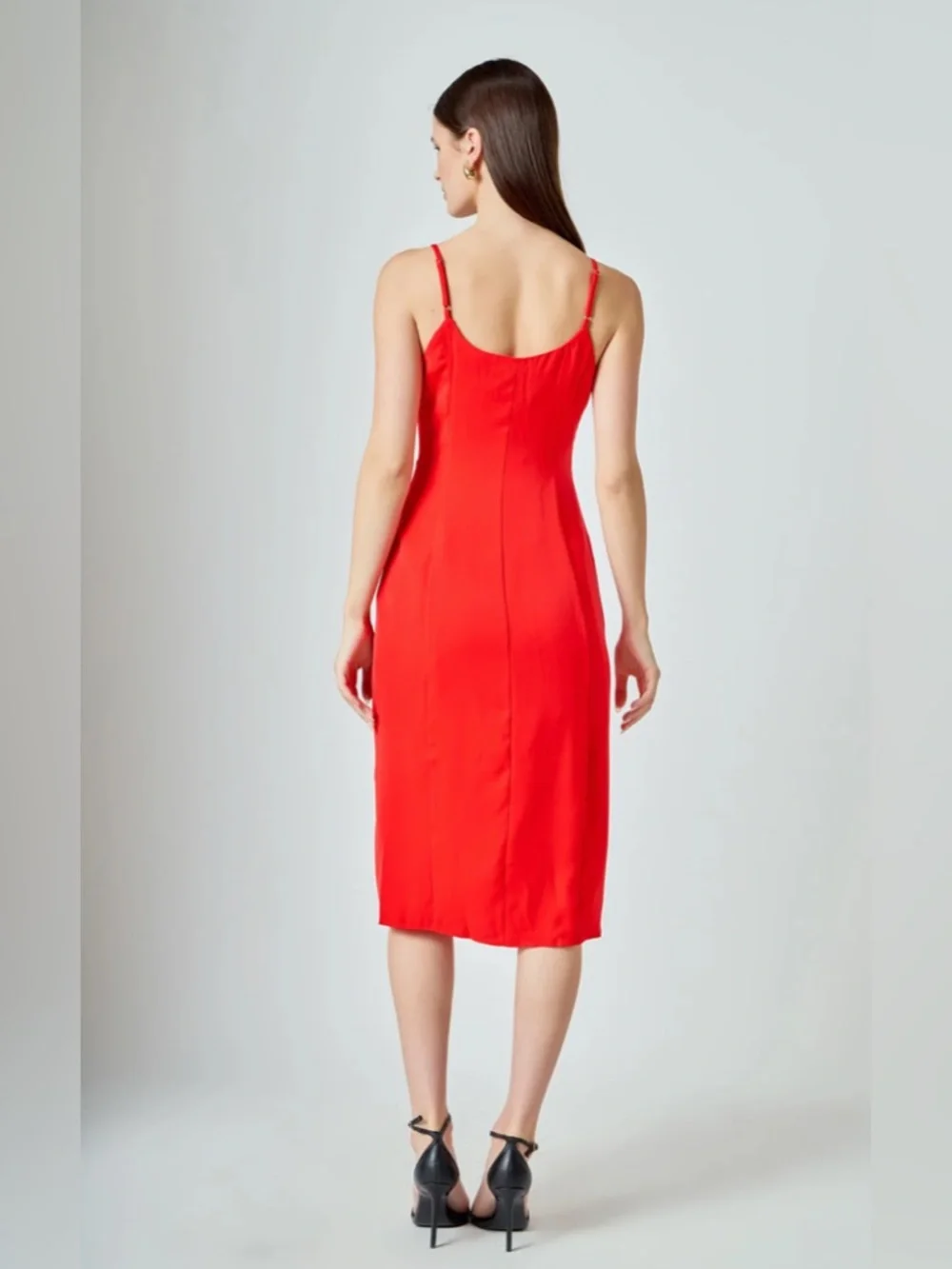 ENDLESS ROSE CASCADING RUFFLE DRESS XS - Picture 4 of 13